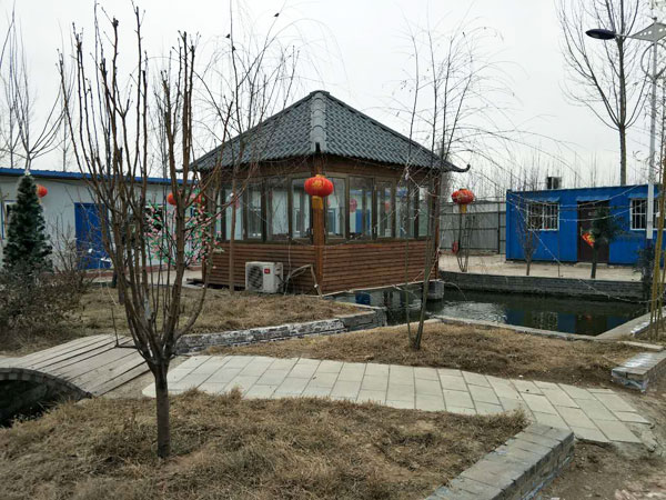 氨水廠家廠房一角